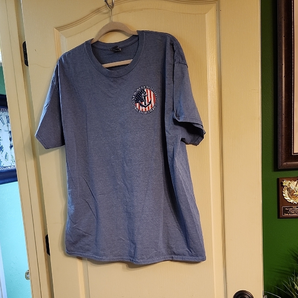 BUFFALO DAVID BITTON BLUE SHORT SLEEVE TEE